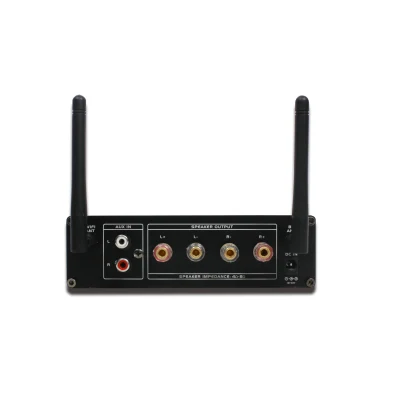 Amplificador de áudio WiFi e Bluetooth de 2 canais com 2 x 60 W Bluetooth 5.0 Amplificador estéreo de áudio doméstico para alto-falantes